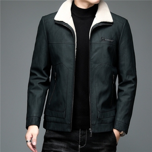 2023冬季厚款中年白鹅绒填充羽绒服皮外套男装ALXBPU2810-P340,男装羽绒服,电商B212（原钱塘6029）