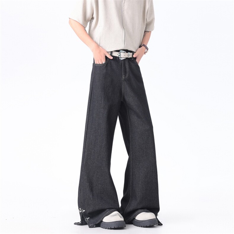 XZ-221-1/K1511/P58美式复古飞机扣设计感宽松丹宁牛仔裤，男装牛仔裤，星座221-1