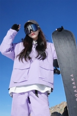 港风连帽防水大口袋保暖户外中性滑雪服加棉加厚棉服外套M33-P145，男装棉衣，电商A001