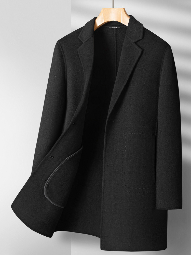 889-100羊毛中长款纯双面呢大衣P340,男装毛呢大衣,星座1409-3
