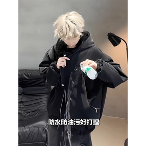 现货~座山雕皮衣连帽棉服外套 夹克JK010 特P78 棉衣MF010 P108图片