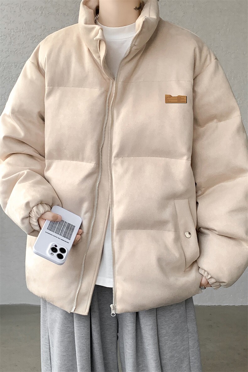 麂皮绒棉衣男大码立领棉袄子男羽绒棉服JM87293-P110,男装棉衣,电商A040