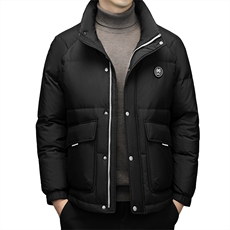 CA101022663钱塘2020-2中年男士冬季厚款立领冬季厚款羽绒服P230，男装羽绒服，钱塘207-2