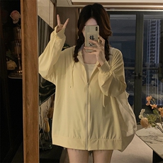 冰丝防晒衣女夏季新款薄空调衫宽松防紫外线防晒服E735-55，男装防晒衣，星座911-2(原星座613-2）