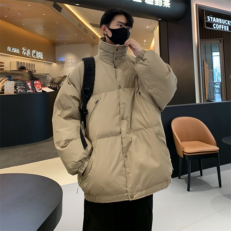 M16-P78美式宽松型立领潮牌面包服棉服,男装棉衣,星座1501-1