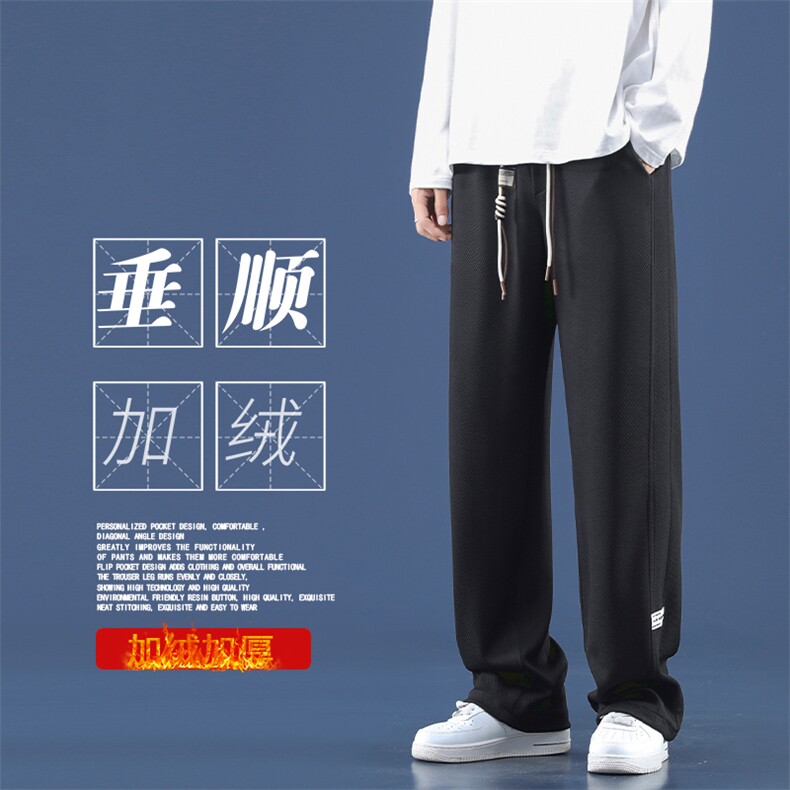 菠萝格休闲卫裤时尚百搭加绒加厚  K930常规特批32加绒特批42图片