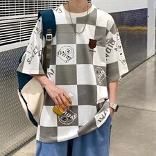 男潮流夏季圆领T恤宽松短袖T521P30，男装T恤，星座1116-2