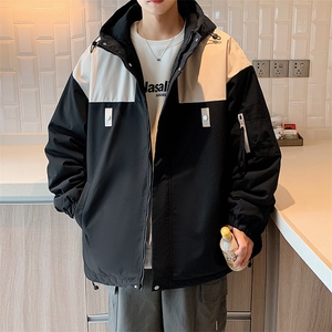 港风棉衣男宽松防风防水加厚冲锋衣棉衣外套MY8815-P98图片
