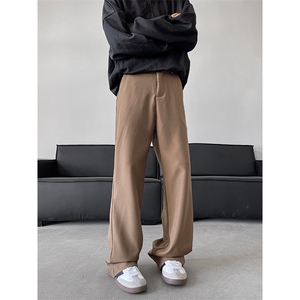 港风 cleanfit休闲裤西裤微喇长裤阔腿裤A014-DY25015-P50控68图片
