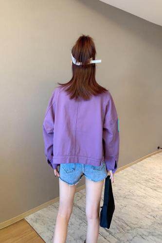 夏季新款彩色牛仔外套，女装，雪儿诱惑