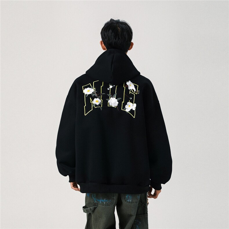 春装现货双拉头刺绣连帽上衣XZ609-WT2377-特P80-138,男装夹克,星座609