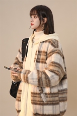 现货复古毛呢大衣小香风假两件外套棉衣棉服-20909-P135控158，男装毛呢大衣，星座225-2