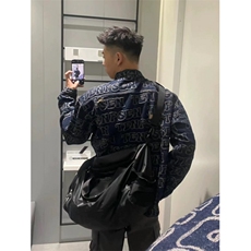 706-1-JK533-P75秋季美式复古满印情侣牛仔外套休闲牛仔夹克潮，男装工装外套，星座706-1