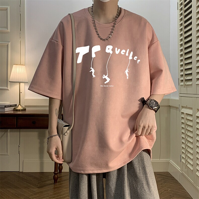 麂皮绒短袖t恤男大码半袖男JD82449-P25,男装T恤,电商A040