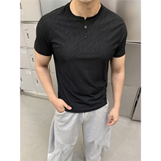 25夏季新款高品质透气舒适印花短袖T恤肌肉男705-1-T008-P55，男装T恤，星座705-1