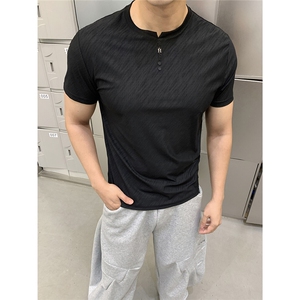 25夏季新款高品质透气舒适印花短袖T恤肌肉男705-1-T008-P55图片