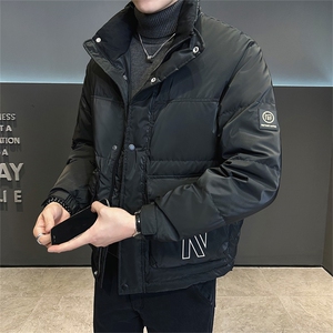 2023店主风冬季高品质标85白鸭绒休闲印花羽绒服男23893-P260图片