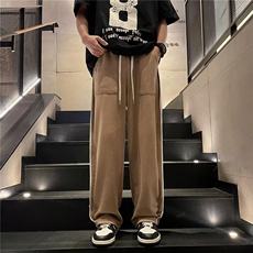 新款时尚潮男百搭宽松休闲抽绳宽松裤，男装休闲裤，四季星座218-1