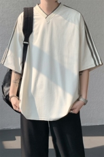 短袖男夏季新款港风宽松体恤上衣T8217-P28，男装T恤，星座214-3
