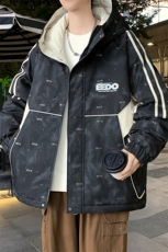 【】秋冬港风青少年加绒加厚夹克男潮牌设计感外套JK9901-P85，男装夹克，星座301D(原星座1004-8）
