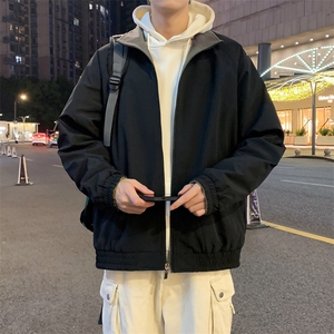 双面穿外套新款夹克男士潮百搭工装上衣高端简约JK02553-P83图片