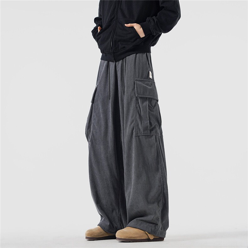 715-2-KS047JR加绒-P65X88-成分：100聚酯纤维（灯芯绒加绒），男装休闲裤，星座715-2