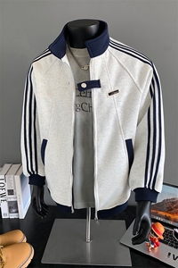 420g-高品质-拼接条纹设计感外套男 cp122-特p49图片