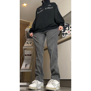某音品质！加绒加厚牛仔裤修身显瘦 视频切片 常规55加绒65图片