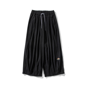 秋装 大码风灯芯绒阔腿裤日系哈伦休闲长裤中性加厚 K275/P70图片