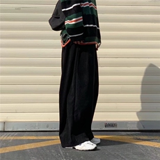 休闲裤男大码灯芯绒束脚运动哈伦裤宽松长裤513ACK2681P33，男装休闲裤，星座513A