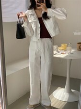 2022香丽迪新款牛仔套装，女装职业装，香丽迪1