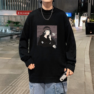 M18122-P45 加绒款-P65半高领毛衣男士大码针织衫男毛线衣男图片