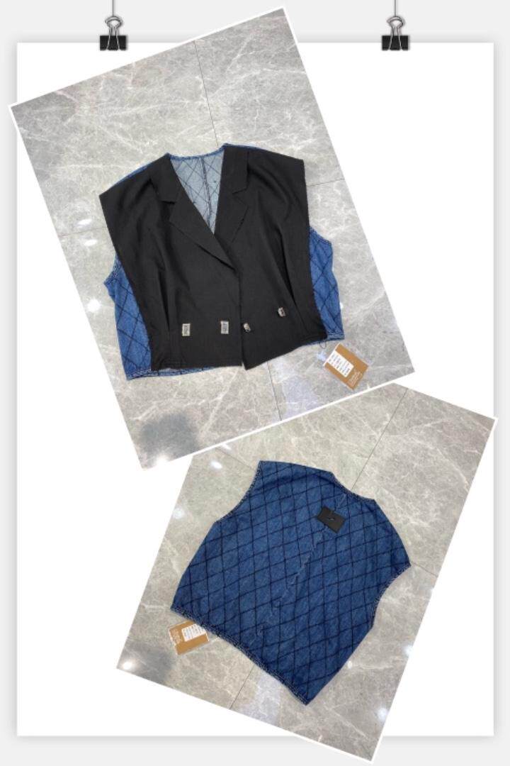 拼色马甲，女装马夹，浪漫E点