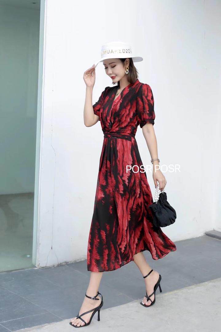 女人味连衣裙????，女装连衣裙，珀莎