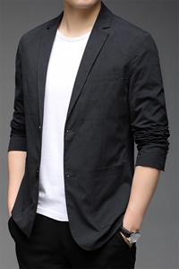 YY-A6629920男式2023春秋薄款西装男西服外套修身商务休闲男P202图片