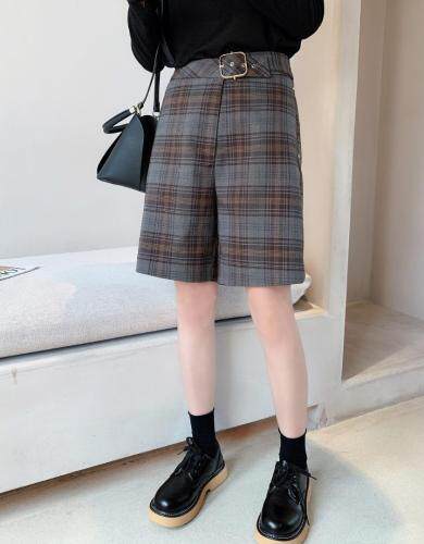 格子中裤，其它，哈尼仙贝