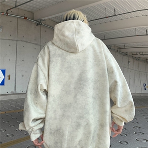 重磅400克足全棉高品质扎染连帽卫衣男长袖打底衫 RH3208图片