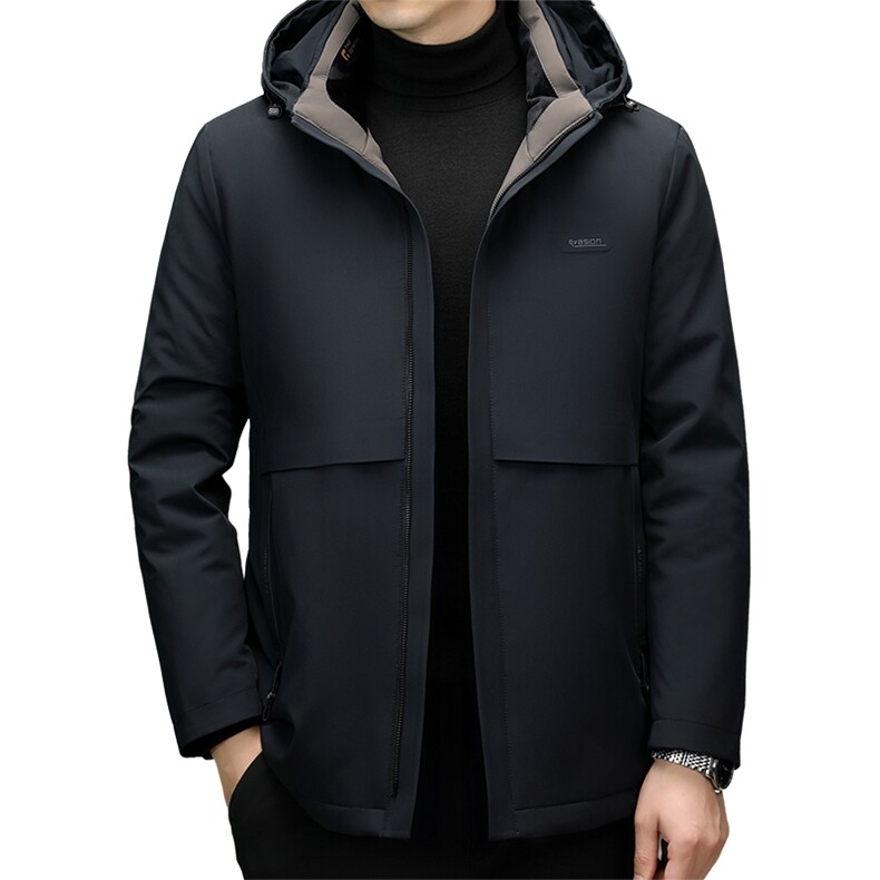 男装羽绒服YR24801新品主推90绒子商务23801升级款内胆可脱卸,男装羽绒服,钱塘207-1