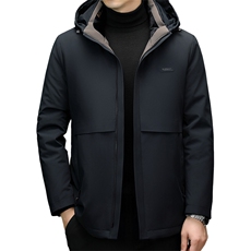 男装羽绒服YR24801新品主推90绒子商务23801升级款内胆可脱卸，男装羽绒服，钱塘207-1