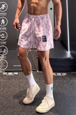 美式速干运动短裤凉感蟒蛇纹理篮球裤子透气中裤DK6001P28，男装休闲裤，星座908
