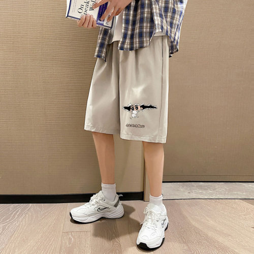 ！2023夏季新款个性印花休闲短裤男潮流宽松五分裤KC289-P20，男装休闲裤，电商B371