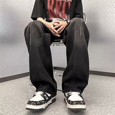 加绒美式牛仔裤男款秋季长裤潮F2226P52，男装牛仔裤，星座1116-2
