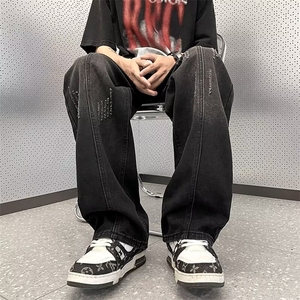 加绒美式牛仔裤男款秋季长裤潮 F2226 P52图片 加绒美式牛仔裤男款秋季长裤潮 F2226 P52图片