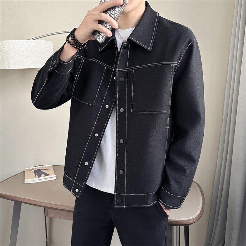 店主风~春季牛仔夹克外套K698/P115,男装工装外套,电商B331