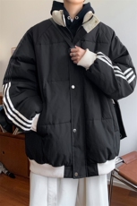 ！2025冬季新款男士撞色潮牌棉衣百搭情侣棉服外套MY200特P70，男装棉衣，电商B220