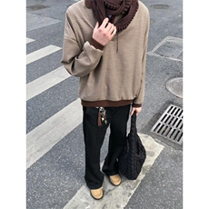 千鸟格polo衫长袖老钱衬衫外套JK079特P46，男装Polo衫，星座908-1