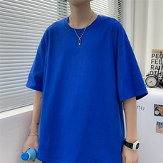 260克新款多色男士情侣款款松潮流半袖青少年圆领短袖JC022P17，男装T恤，星座1905A（原电商B343）