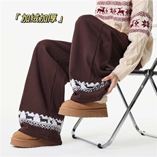 抖音品质美式复古裤脚设计加绒休闲卫裤B315-K25913JR-特p40控78，男装休闲裤，电商B315