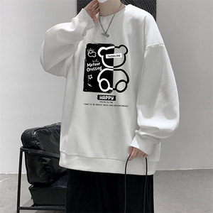 华夫格卫衣圆领卫衣男大码长袖t恤男外套 HW76352-P30图片