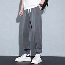 夏季莱塞尔休闲裤男装裤子冰丝薄款男裤时尚束脚裤子C660-P42现货，男装休闲裤，星座224